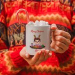 Tasse à café en céramique 11oz avec nom, anniversaire, fête de Noël, cadeau pour les enfants et la famille.