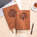 Cahier de notes en cuir avec 100 pages lignées pour l'école, le travail, le voyage, l'écriture, l'anniversaire, la famille...