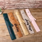 Personalized Multicolor Portable Leather Drumstick Bag with 1-2 Names and Detachable Wrist Strap Music Drum Accessory Birthday Gift for Drummer