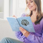 Cahier de notes en cuir avec 100 pages lignées pour l'école, le travail, le voyage, l'écriture, l'anniversaire, la famille...