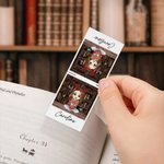 Gepersonaliseerde boekenkast cartoon karakter geboorte boeket bloemen magnetische bladwijzer Clip met naam verjaardag kerstcadeau voor vrouwen boekenwurmen