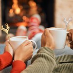 Personalized Food Grade Stainless Steel Reindeer Shape 2 Pcs Tea Spoon with Engraved Name Christmas Home Decor Gift for Family