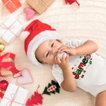 Personalised Lovely Christmas Family Matching T-shirt Sweatshirt Baby Bodysuit with Name Garment Merry Christmas Gift for Family