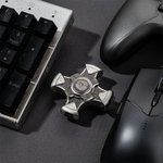 Gepersonaliseerd mechanisch Cyber Draaiend Lichtgevend Gyro Zintuiglijk Hulpmiddel met Sci-fi Initialen Stressopwekking Verjaardagsgeschenk voor Toeko