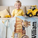 Couverture douillette personnalisée avec prénom – Décoration d'intérieur et cadeau d'anniversaire pour les enfants