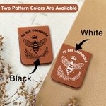 Spersonalizowana zakładka To Bee Continued Magnetic Leather Bookmark Clip z cytatem i imieniem Prezent urodzinowy dla mola książkowego bibliotekarza