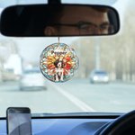 Spersonalizowany portret zwierzaka Witraż Akrylowy efekt Suncatcher Ozdoba na choinkę Pamiątkowy prezent urodzinowy dla miłośników zwierząt domowych