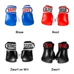 Gepersonaliseerde PU Leren Kinder Jeugd Bokshandschoenen met Geborduurde Naam voor Kickboksen Muay Thai MMA Verjaardag Cadeau voor Jongens Meisjes
