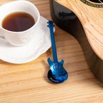 Personalisierter Mehrfarbiger Bass Löffel mit Namen Gravur Küchen Lustiges Geburtstag Geschenk für Bassisten Musikliebhaber