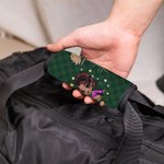 Personalized Stylish Girl Cartoon Character Luggage Handle Wraps Set of 2 with Name and Contact Card Travel Accessories Gift for Travel Lovers