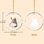 Personalised Nutcracker Clara Ballet Dancer Christmas Ornament with Name and Year Christmas Tree Decor Ballet Recital Gift for Ballerina Girl
