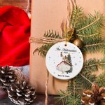 Personalised Nutcracker Clara Ballet Dancer Christmas Ornament with Name and Year Christmas Tree Decor Ballet Recital Gift for Ballerina Girl