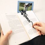Personalized Cute Cat Dog Pet Face Bookmark with Name School Office Reading Stationary Supplies Birthday Gift for Pet Lover Bookworm