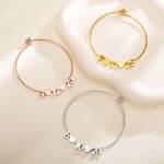 Personlig nummer hjerte sjarm dato armbånd armbånd minimalistisk smykker jubileum bursdag brude dusj gave til kvinner