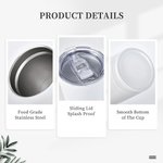 Personalisierte Best Dad von Par Golf Thema Gesicht Foto 20oz isoliert Becher mit Deckel und Strohhalm Geburtstag Sport Geschenk für Familie Golfspiel