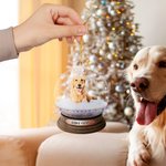 Personalisierte Schneekugel Design Weihnachtsornament mit Foto Weihnachtsbaumschmuck Geschenk für Familie