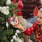 Personalised Cute Snowman Letter Double Layer Wooden Christmas Ball Ornament with Name Holiday Tree Decor Christmas Gift for Family Kids