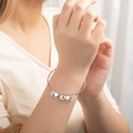 Personlig nummer hjerte sjarm dato armbånd armbånd minimalistisk smykker jubileum bursdag brude dusj gave til kvinner
