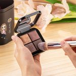 Set de brosses de maquillage portable de voyage 18 pièces avec baril de rangement Cadeau d'anniversaire pour femmes