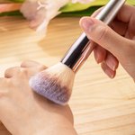 Set de brosses de maquillage portable de voyage 18 pièces avec baril de rangement Cadeau d'anniversaire pour femmes