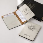 Personalized LDS Temple Recommend and Temple Ordinance Leather Holder with Name and Quote Baptism Worship Christmas Gift for Latter-day Saints