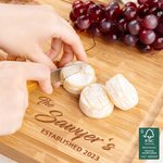Personalized Engraved State Map Silhouette Heart Cutting Board with Juice Groove Ship from USA Long Distance Gift for Family Couple