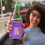 Personalised Life Would Be Boring Without Me Pet Photo Insulated Beer Can Cooler Sleeve with 1-4 Names Birthday Party Gift for Pet Owners