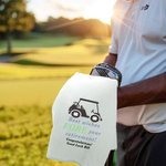 Serviette de sport gaufrée en microfibre à séchage rapide personnalisée avec texte Cadeau de retraite pour les amateurs de golf 4