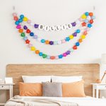 Gepersonaliseerde kleurrijke ster hart oceaan bal fantasie Giant vriendschap armband armband met naam Home muur decor DIY Supplies verjaardagsfeestje Gunsten