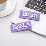 Distintivo magnetico personalizzato multicolore in acrilico con nome 3D Regalo di apprezzamento per il personale medico, infermiere e dottore