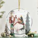 Personalised Nutcracker Clara Ballet Dancer Christmas Ornament with Name and Year Christmas Tree Decor Ballet Recital Gift for Ballerina Girl