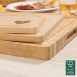 Spersonalizowana deska do krojenia Charcuterie z 2 imionami i grawerowanym sercem z rowkiem na sok Made in USA Prezent ślubny na parapetówkę dla rodziny 7