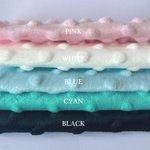 Personalized Cute Cartoon Dragon Forest Soft Baby Security Blanket with Dotted Backing and Embroidery Name Baby Shower Birthday Gift for Boys Girls