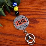 Cordino con perline personalizzato con nome per lo spirito scolastico a pois glitterati Regalo per l'insegnante per il giorno del rientro a scuola