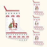 Bonnet de houx personnalisé Bonhomme de neige Joyeux Noël avec initiales et nom Arbre de Noël Décoration de cheminée Fête de famille Cadeau pour enfan