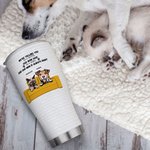 Spersonalizowany zakrzywiony kubek izolowany We're Telling You We're Not Pets 30oz z 1-6 kotami, psami i prezentem urodzinowym dla właściciela miłośnika zwierząt domowych