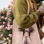 Borsa in tela resistente personalizzato con nome personaggio animato ragazza stravagante regalo di compleanno per la mamma per donne ragazze