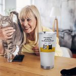 Spersonalizowany zakrzywiony kubek izolowany We're Telling You We're Not Pets 30oz z 1-6 kotami, psami i prezentem urodzinowym dla właściciela miłośnika zwierząt domowych