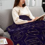 Personalisierte Tarot Konstellation weiche Decke mit Text Home Decor Geburtstag Jahrestag Geschenk für Horoskop-Liebhaber