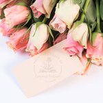 Personalized Birth Flower Book From The Library of Engraved Embosser Stamp Hand Held Embosser Set with Text and Name Birthday Gift for Book Lovers