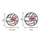 Personalized Basketball Soccer Baseball Volleyball Tumbler Name Plate Lid Topper Accessories for Stanley Tumbler Birthday Gift for Sport Lovers