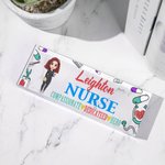 Henkilökohtainen akryyli sarjakuva hahmo Sairaanhoitaja Lääkäri Desk nimikyltti Syntymäpäivä arvostus lahja Medical Staffille