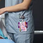 Personligt ECG EKG Rytmanalysverktyg Akryl Badgekort med titel Akutmedicinska tillbehör Sjuksköterskeveckan Graduate Gift för medicinsk personal