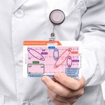 Personligt ECG EKG Rytmanalysverktyg Akryl Badgekort med titel Akutmedicinska tillbehör Sjuksköterskeveckan Graduate Gift för medicinsk personal