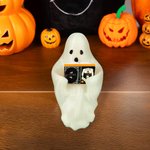 Personalisierte 3D gedruckt Lesen Geist Glow in the Dark Tabletop Dekoration mit Miniatur-Halloween-Geschenk für Bücherwürmer Leser