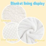Plaid personnalisé floral arc-en-ciel fantaisie licorne rose noeud couverture douce avec nom décoration de la nurserie douche de bébé cadeau d'anniver