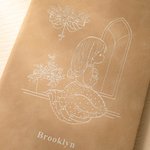 Cahier de notes chrétien en faux cuir gravé pour enfant avec nom Baptême Anniversaire Cadeau pour filles Garçons