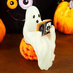 Personalisierte 3D gedruckt Lesen Geist Glow in the Dark Tabletop Dekoration mit Miniatur-Halloween-Geschenk für Bücherwürmer Leser