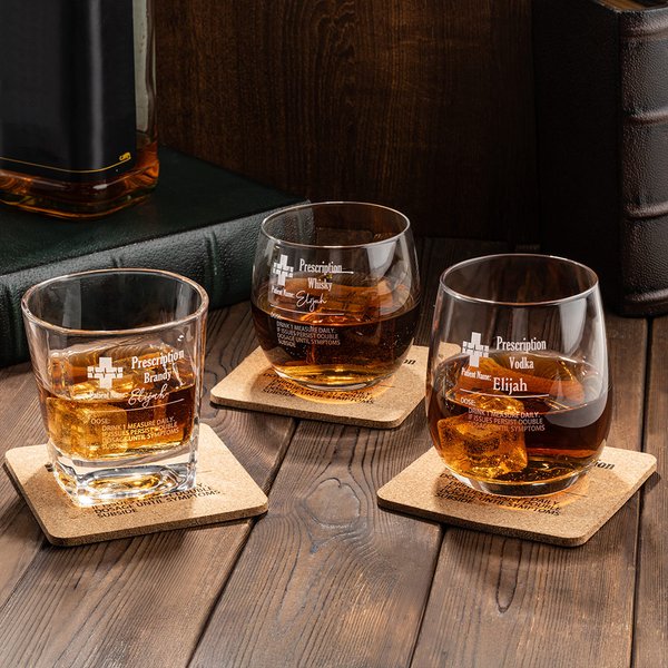 Gepersonaliseerde Grappige Bourbon Whiskey Glazen met Laser Gegraveerde Naam Verjaardag Vaderdag Cadeau voor Opa Papa Whiskey Liefhebbers