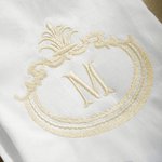 Gepersonaliseerde Geborduurde Monogram Absorberende Linnen Servet met Initialen Tafeldecoratie Housewarming Cadeau voor Vrienden en Familie